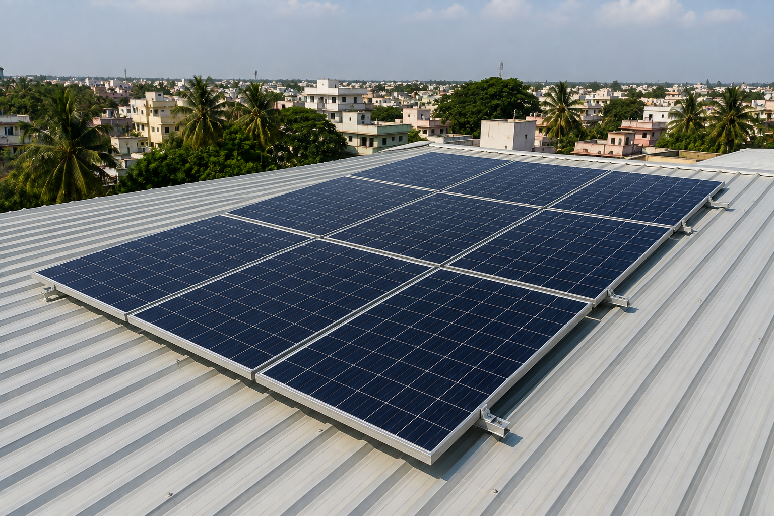 5kW Sheet Roof Install